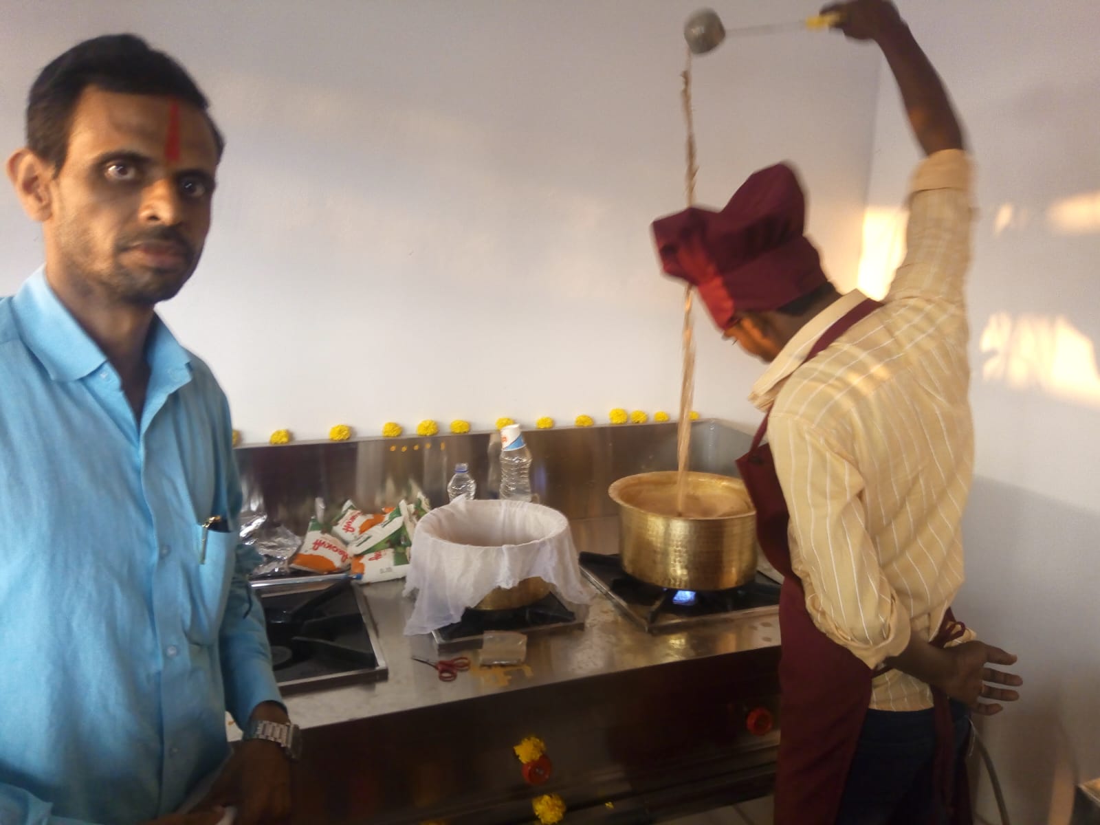 Franchise partner training session at Nandini Masala Tea